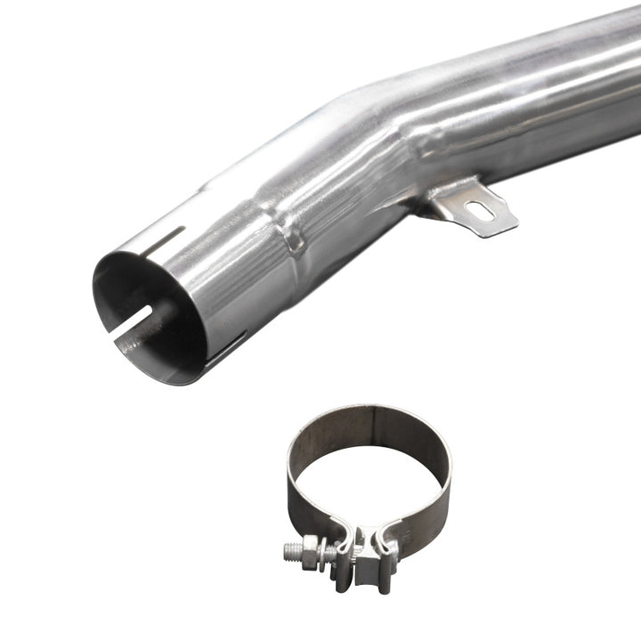 Injen 20-21 Toyota Supra 3.0L Turbo 6cyl SS Cat-Back Exhaust w/ Burnt Tips - Bull Strap
