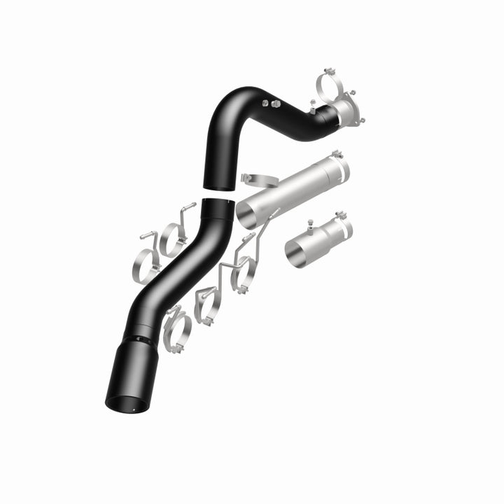 MagnaFlow 2024+ Chevy Silverado 2500HD/3500HD Black Series Filter-Back Performance Exhaust - Bull Strap