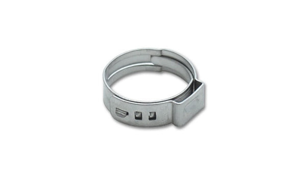 Vibrant One Ear Stepless Pinch Clamps 12.8-15.3mm clamping range (Pack of 10) SS 7mm band width - Bull Strap