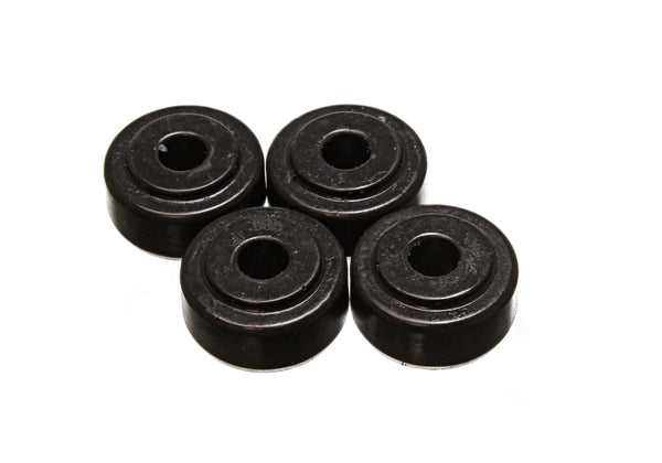 Energy Suspension Black Shock Tower Grommets 7/8 inch Nipple / 3/8 inch I.D. 1 1/4 inch O.D. / 5/8 i - Bull Strap