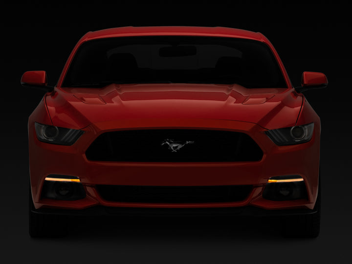 Raxiom 15-17 Ford Mustang Axial Series LED Sequential Turn Signals (Smoked) - Bull Strap