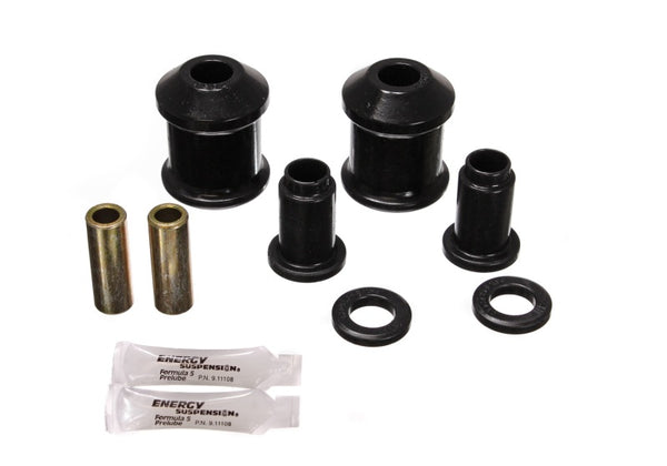 Energy Suspension 90-94 Mitsubishi Eclipse FWD/AWD Black Front Control Arm Bushing Set - Bull Strap