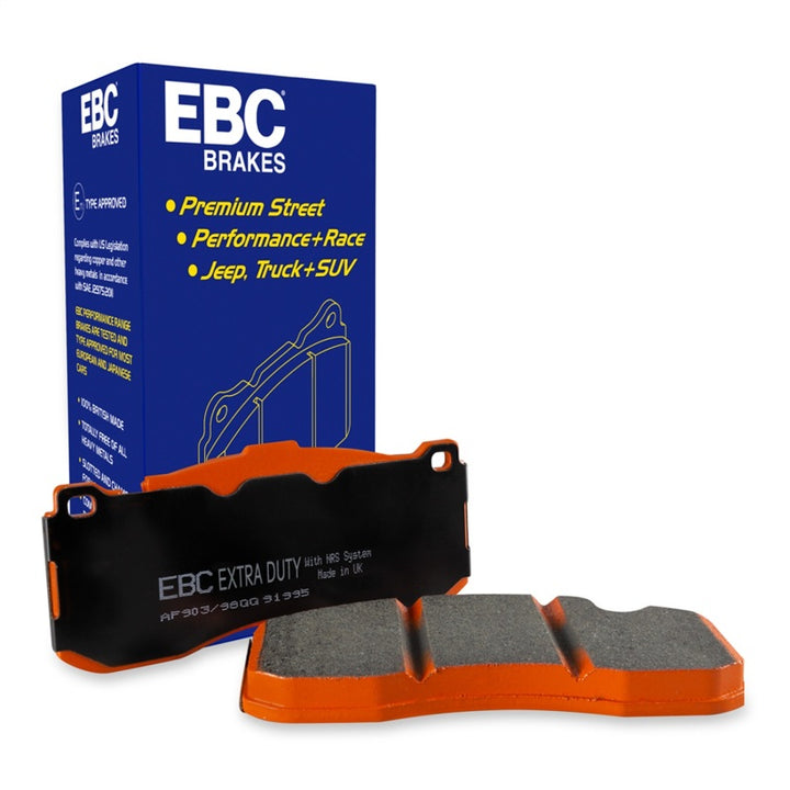 EBC 11+ Dodge Durango 3.6 Extra Duty Rear Brake Pads - Bull Strap