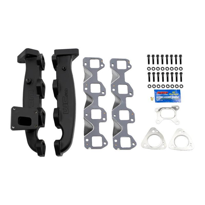 Wehrli 17-24 L5P Duramax Billet Exhaust Manifold Kit w/ Gaskets and ARP Hardware - Bull Strap