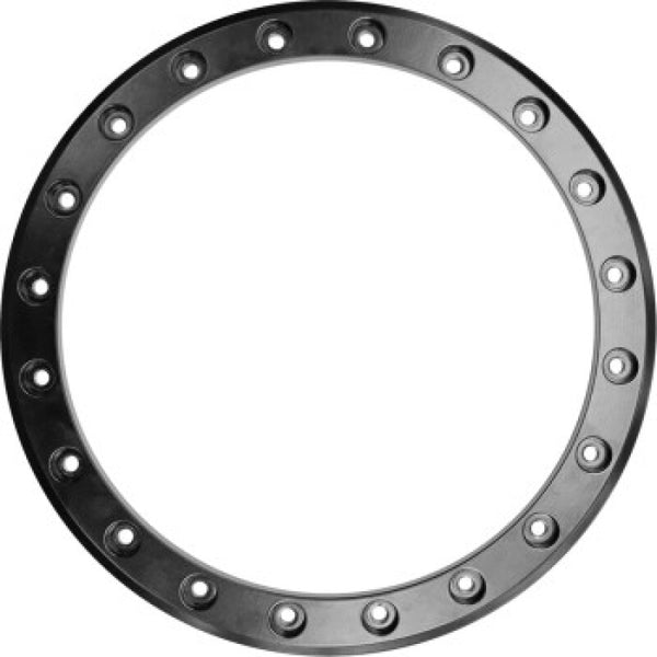 Raceline Beadlock Ring - Mamba -15in - 20 Hole - 8mm - Black - Bull Strap