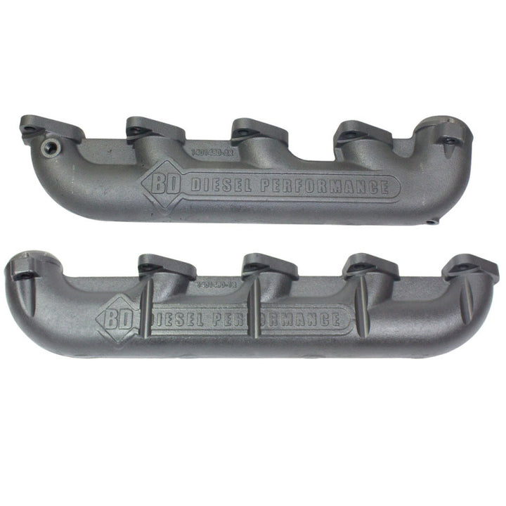 BD Diesel Exhaust Manifold Set - Ford 2003-2007 6.0L PowerStroke - Bull Strap