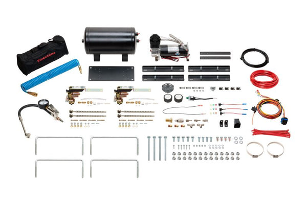 Firestone Air-Rite Air Command Self Leveling Dual Path Kit w/ Onboard Auxiliary Air (WR17602955) - Bull Strap