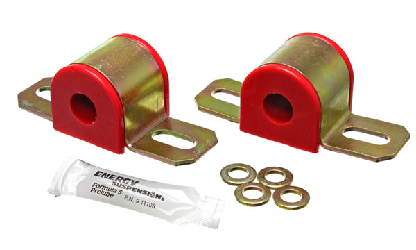 Energy Suspension 92-95 Honda Civic/CRX Red 22mm Front Sway Bar Bushings - Bull Strap