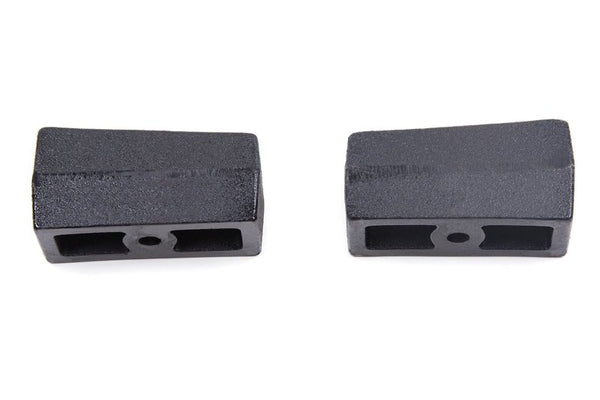 Zone Offroad 3in Tapered Lift Blocks - Bull Strap