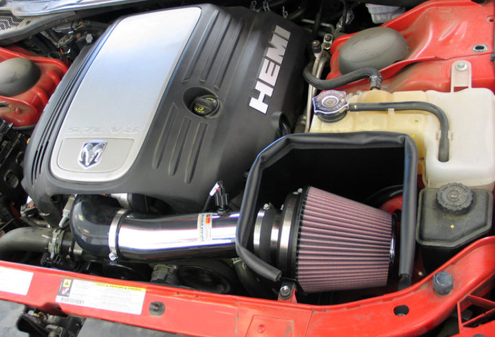 K&N 05-08 Magnum/06-13 Charger/08-13 Challenger / 05-13 Chrysler 300C V8 5.7L Typhoon C/A Intake - Bull Strap