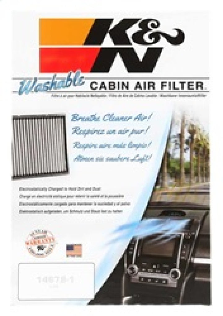 K&N 04-15 Nissan Titan 5.6L V8 F/I Cabin Air Filter - Bull Strap