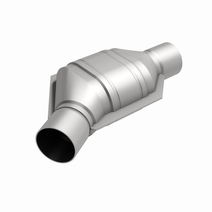 MagnaFlow Conv Univ 2.5 Angled Inlet - Bull Strap