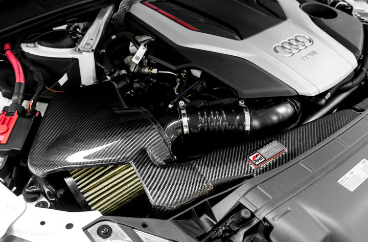 AWE Tuning Audi B9/B9.5 S4/S5/RS5 3.0T Carbon Fiber AirGate Intake w/ Lid - Bull Strap