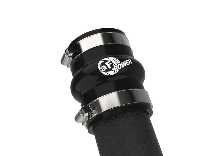 aFe BladeRunner 2-1/2 IN Aluminum Hot Charge Pipe Black 22-23 Subaru WRX H4-2.4L (t) - Bull Strap