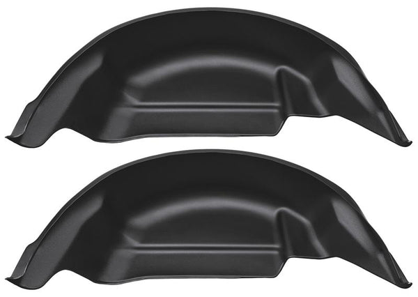 Husky Liners 15-20 Ford F-150 Black Rear Wheel Well Guards - Bull Strap