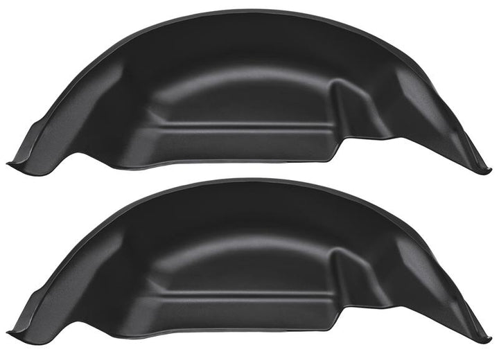 Husky Liners 15-20 Ford F-150 Black Rear Wheel Well Guards - Bull Strap