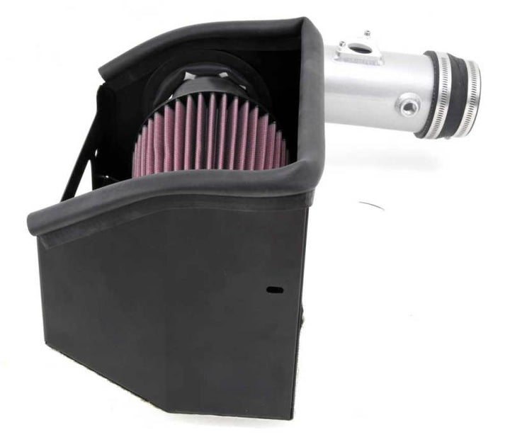 K&N 13 Subaru BRZ 2.0L / 13 Scion FR-S 2.0L Silver 69 Series Typhoon Intake - Bull Strap