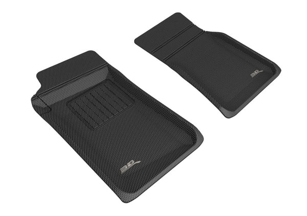 3D MAXpider 89-05 Mazda Miata Kagu Floormats - Black - Bull Strap