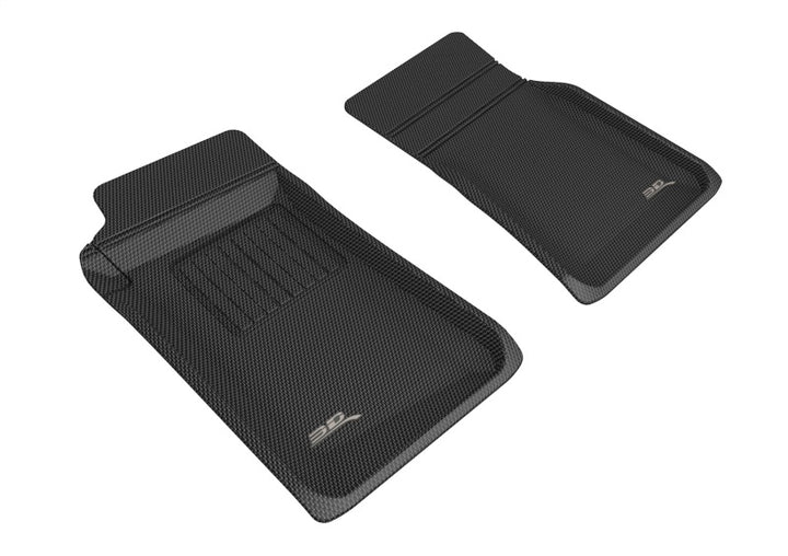 3D MAXpider 89-05 Mazda Miata Kagu Floormats - Black - Bull Strap