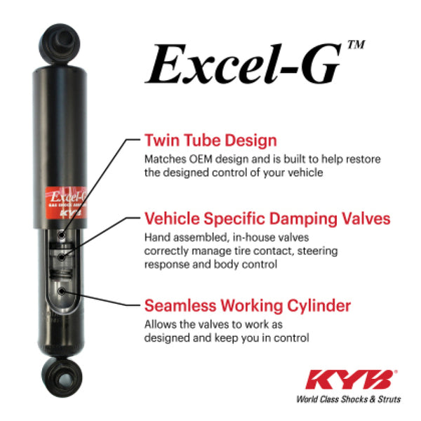 KYB 17-19 Honda CR-V / 20-22 Honda CR-V L4 1.5L (Exc. Hybrid) Excel-G Strut - Front Left - Bull Strap