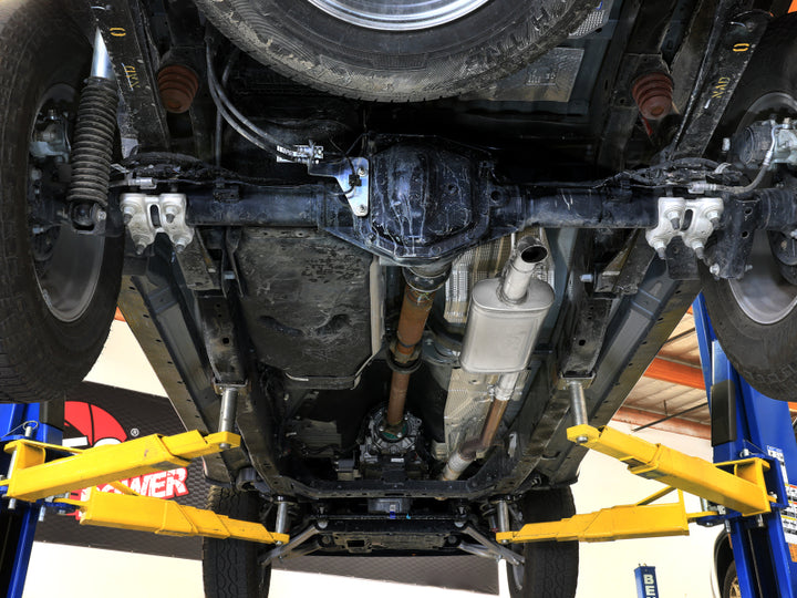 aFe 2024+ Ford Ranger L4-2.3L (t) Rock Basher 2.5in 409SS Cat-Back Exhaust - Bull Strap
