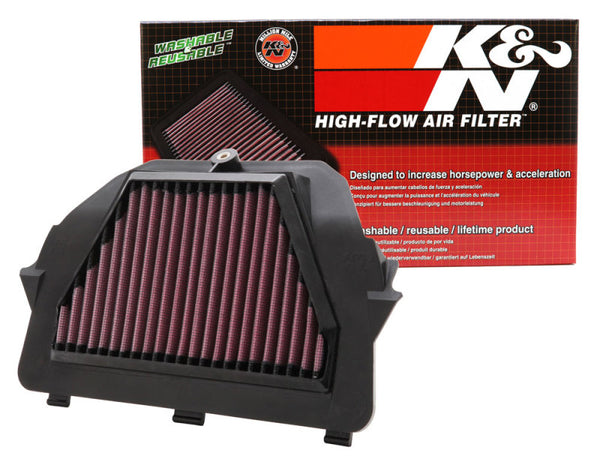K&N 08-09 Yamaha YZF R6 Replacement Air Filter - Bull Strap
