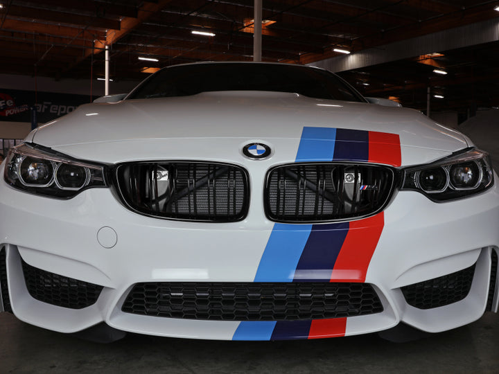 aFe Magnum FORCE Dynamic Air Scoop 15-18 BMW M3/15-20 M4 - Bull Strap