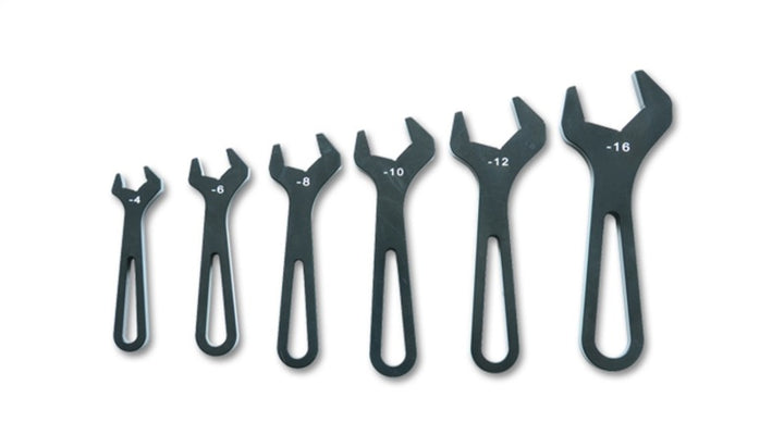 Vibrant Aluminum Wrench Set Set of 6 (AN-4 to AN-16) - Bull Strap
