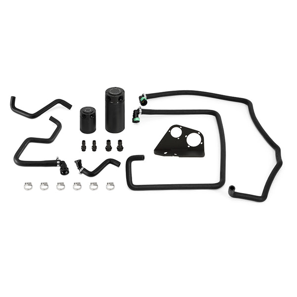 Mishimoto 2017+ Ford F-150 3.5L EcoBoost Baffled Oil Catch Can Kit - Bull Strap