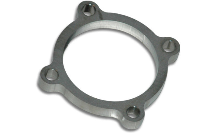 Vibrant GT series / T3 Discharge Flange (4 Bolt) with 3in Inlet ID Mild Steel 1/2in Thick - Bull Strap