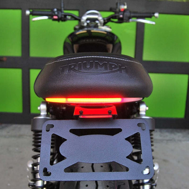 New Rage Cycles 16+ Triumph Street Twin Fender Eliminator Kit - Bull Strap