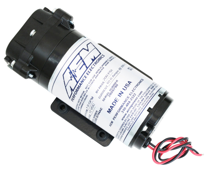 AEM Water / Methanol Injection 6-Amp Recirculation-Style Pump 200psi for One-Gallon Kit **replacemen - Bull Strap