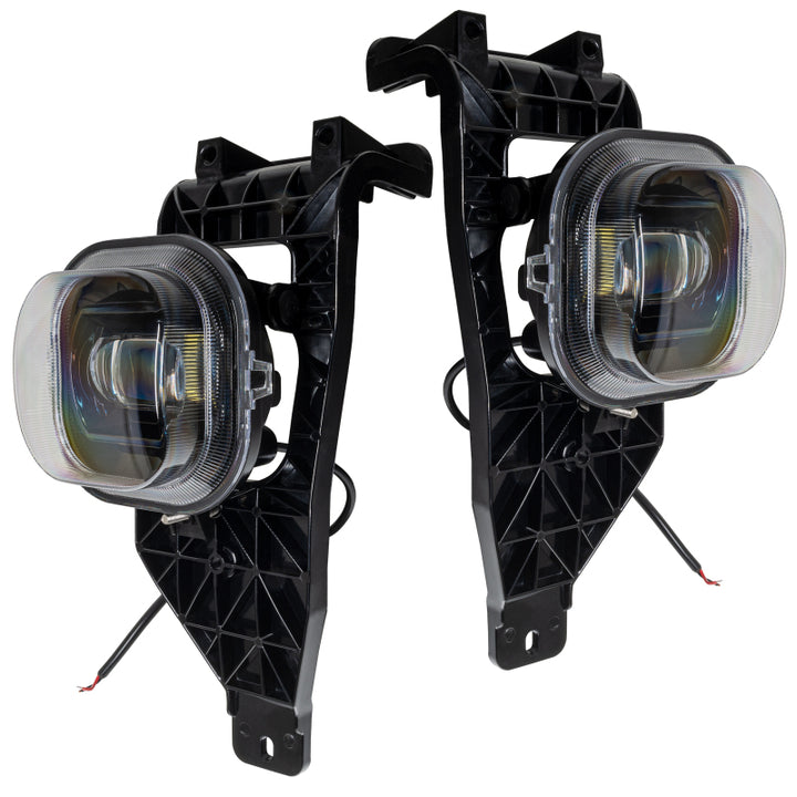 Oracle 05-07 Ford Superduty High Powered LED Fog (Pair) - 6000K - Bull Strap