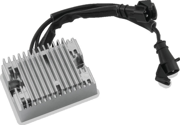 Twin Power 09-13 XL Voltage Regulator Chrome Replaces H-D 74711-08 32 Amp - Bull Strap