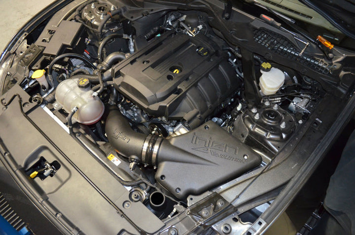 Injen 15-19 Ford Mustang EcoBoost 2.3L L4 Evolution Intake - Bull Strap