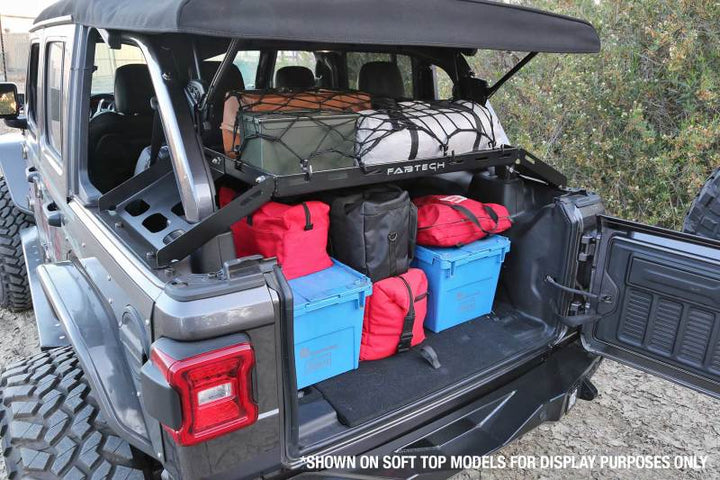 Fabtech 18-21 Jeep JL 4WD 4-Door Interior Cargo Rack - Bull Strap