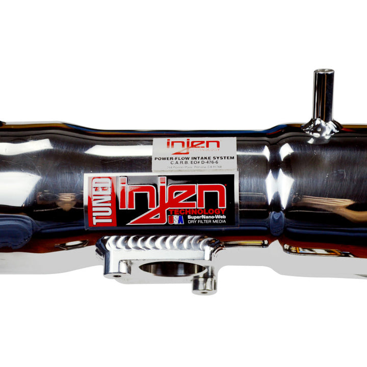 Injen 99-04 4Runner Tacoma 3.4L V6 only Polished Power-Flow Air Intake System - Bull Strap