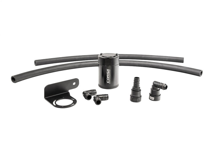 Corsa 2015-2025 Ford F-150 5.0L V8 (Auto) Aluminum Oil Catch Can w/Mounting Bracket - Bull Strap