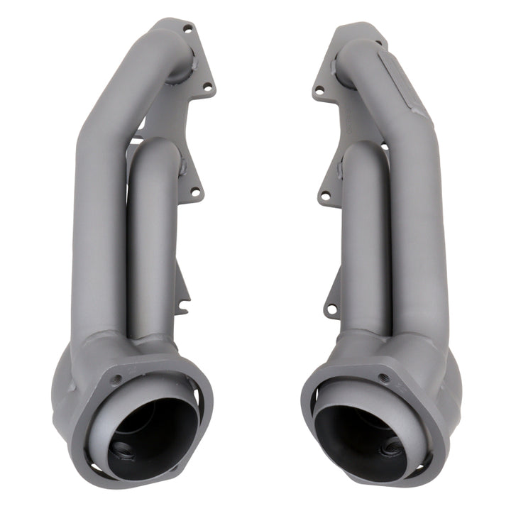 BBK 09-20 Dodge Challenger Hemi 5.7L Shorty Tuned Length Exhaust Headers - 1-3/4in Titanium Ceramic - Bull Strap
