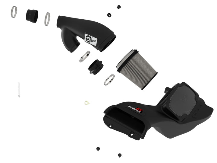 aFe POWER Momentum GT Pro Dry S Intake System 21-22 Ford F-150 V6-3.5L (tt) PowerBoost - Bull Strap