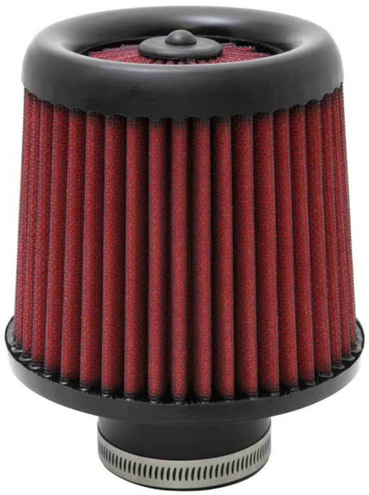AEM Dryflow Air Filter - Round Tapered 6in Base OD x 5in Top OD x 5.5in H x 2.5in Flange ID - Bull Strap