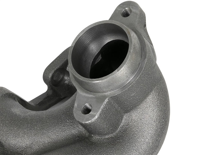 aFe BladeRunner Ported Ductile Iron Exhaust Manifold 07-11 Jeep Wrangler (JK) V6-3.8L - Bull Strap