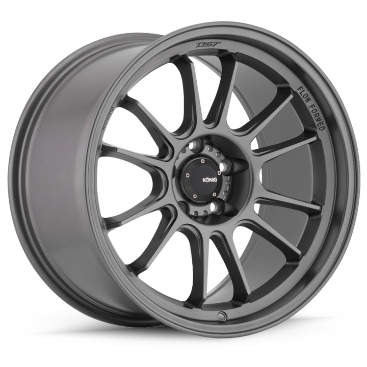 Konig Hypergram 17x9 5x114.3 ET40 Matte Grey - Bull Strap