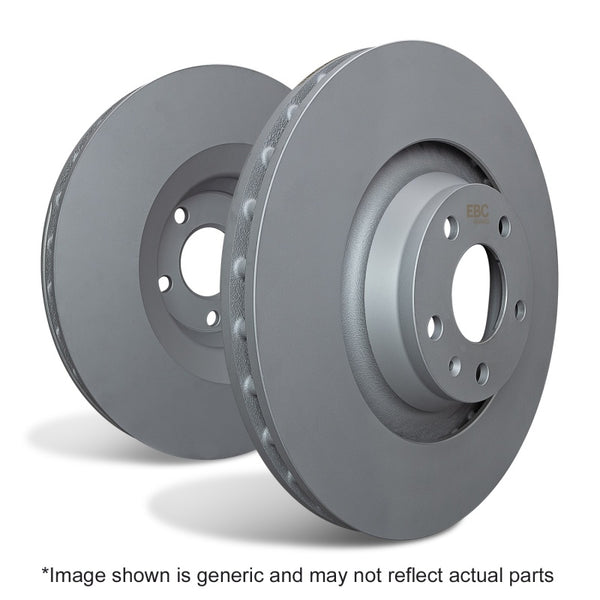EBC 2017+ Volkswagen Golf Mk7 1.8L Turbo RK Series Premium Rear Rotors - Bull Strap