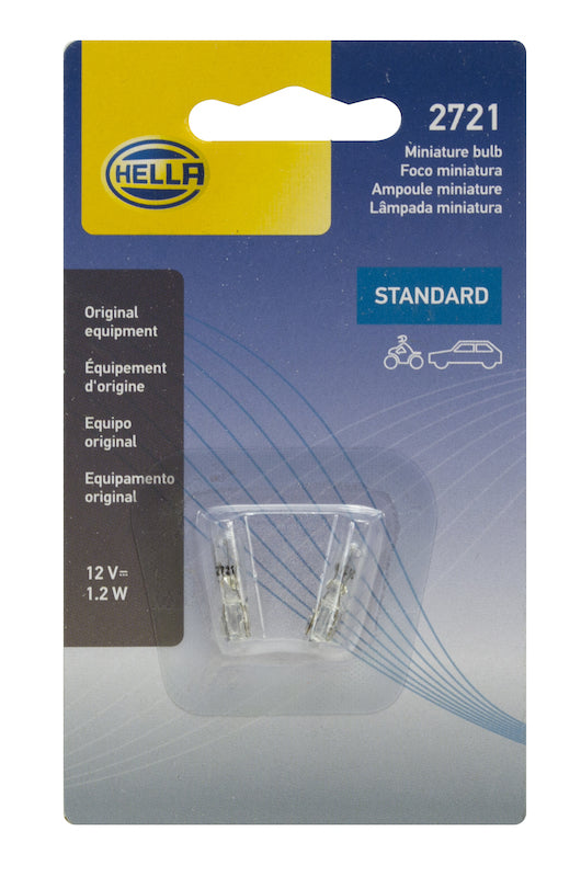 Hella Bulb 2721 12V 12W W2X46D T15 (2) - Bull Strap