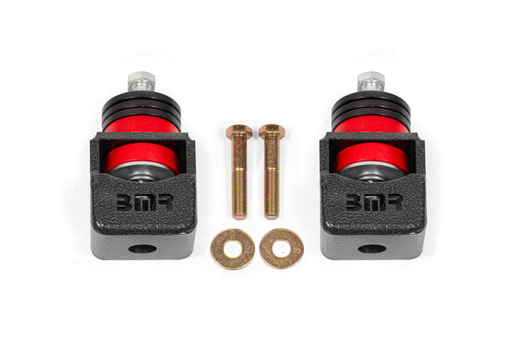 BMR Chevy SS and Pontiac G8 Motor Mount Kit (Polyurethane) Black Hammertone - Bull Strap