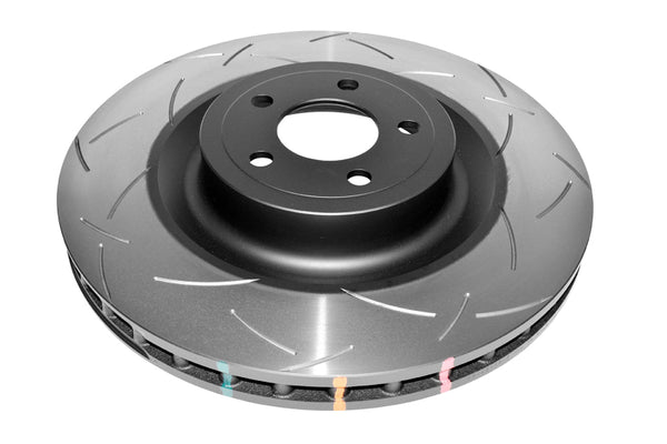 DBA 15-18 Ford Mustang GT w/ Performance Package Front Slotted 4000 Series Rotor - Bull Strap