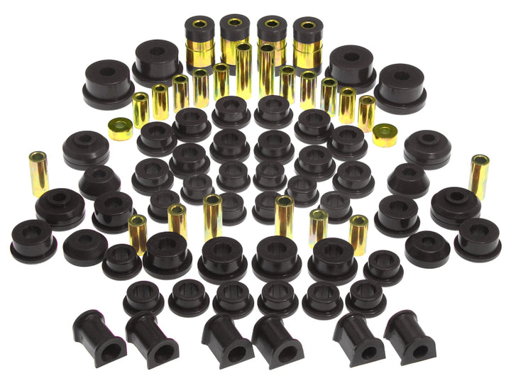 Prothane 95-99 Mitsubishi Eclipse Total Kit - Black - Bull Strap
