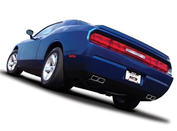 Borla 09-14 Dodge Challenger R/T 5.7L RWD 2Dr. 2.5in. ATAK CB Exhaust - Dual Split Rear Exit - Bull Strap
