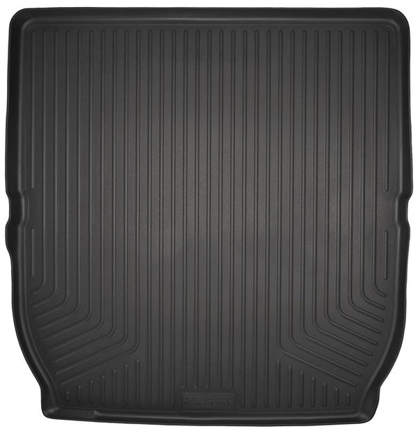 Husky Liners 08-14 Buick Enclave/09-14 Chevy Traverse WeatherBeater Black Cargo Liner (2nd Seat) - Bull Strap